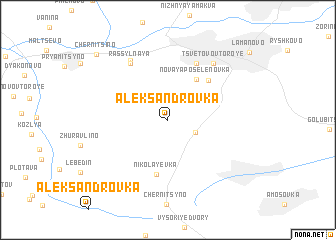 map of Aleksandrovka