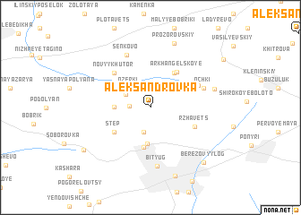 map of Aleksandrovka