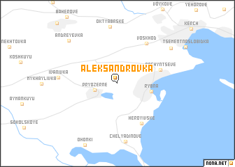 map of Aleksandrovka