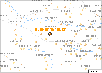 map of Aleksandrovka