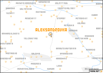 map of Aleksandrovka