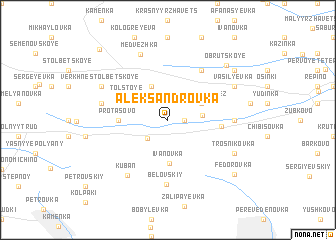 map of Aleksandrovka