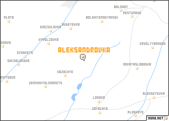 map of Aleksandrovka