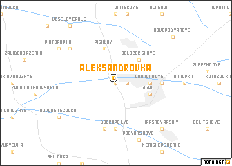 map of Aleksandrovka