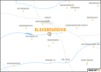 map of Aleksandrovka