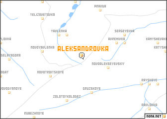map of Aleksandrovka