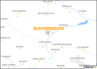 map of Aleksandrovka