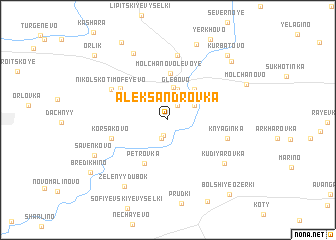 map of Aleksandrovka