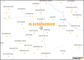 map of Aleksandrovka