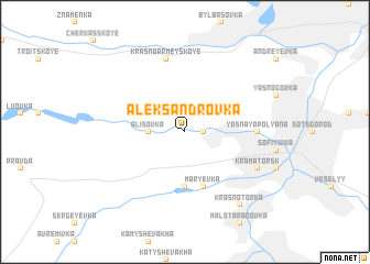 map of Aleksandrovka