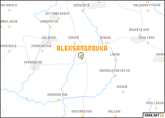 map of Aleksandrovka