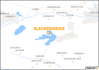 map of Aleksandrovka