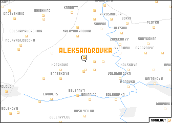 map of Aleksandrovka