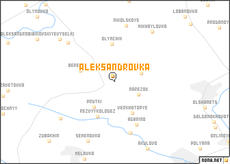 map of Aleksandrovka