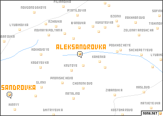 map of Aleksandrovka