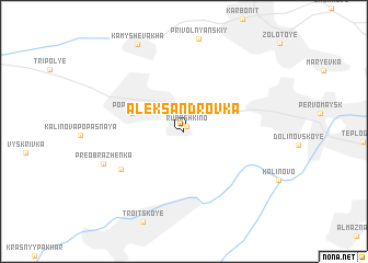 map of Aleksandrovka