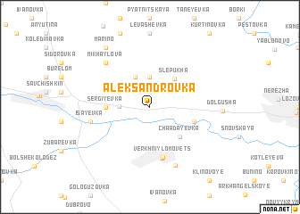 map of Aleksandrovka