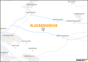 map of Aleksandrovka