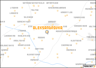 map of Aleksandrovka