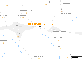 map of Aleksandrovka