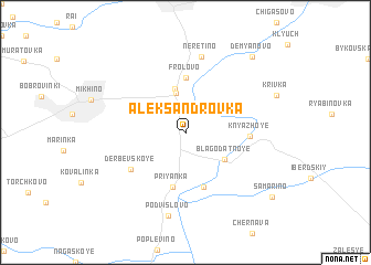 map of Aleksandrovka