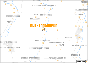 map of Aleksandrovka