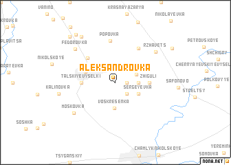 map of Aleksandrovka