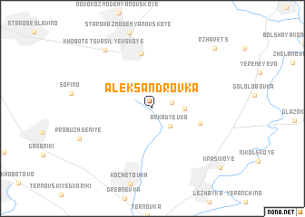 map of Aleksandrovka