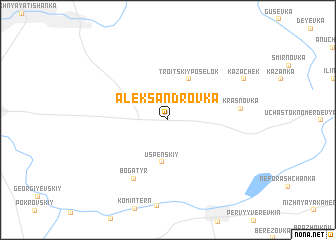 map of Aleksandrovka