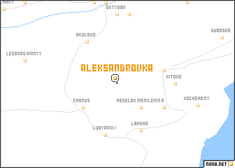 map of Aleksandrovka