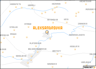 map of Aleksandrovka