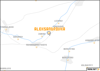 map of Aleksandrovka