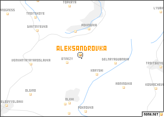 map of Aleksandrovka