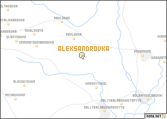 map of Aleksandrovka