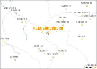 map of Aleksandrovka