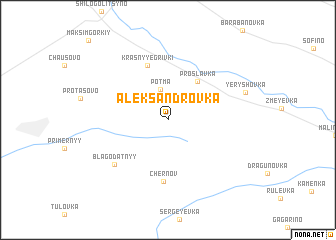 map of Aleksandrovka