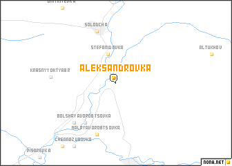 map of Aleksandrovka