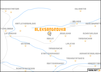 map of Aleksandrovka