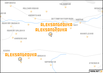 map of Aleksandrovka