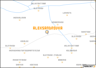 map of Aleksandrovka