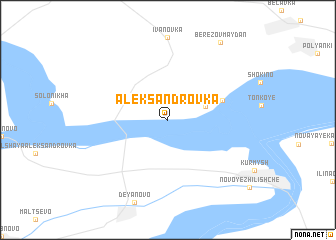 map of Aleksandrovka