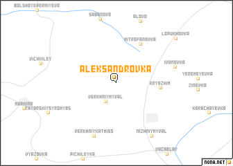 map of Aleksandrovka