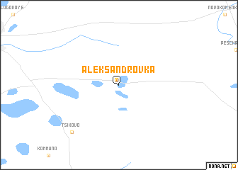 map of Aleksandrovka