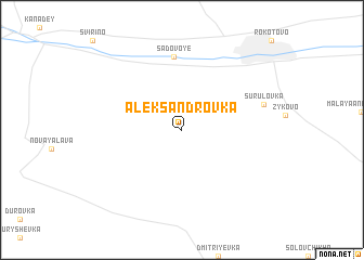 map of Aleksandrovka