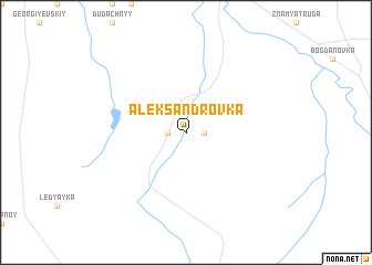 map of Aleksandrovka