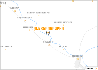 map of Aleksandrovka