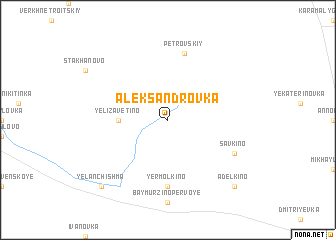map of Aleksandrovka
