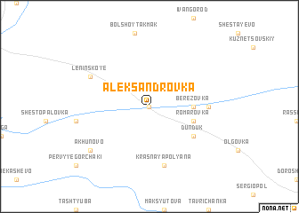 map of Aleksandrovka