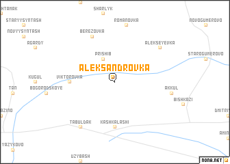 map of Aleksandrovka