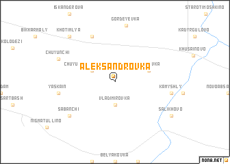 map of Aleksandrovka